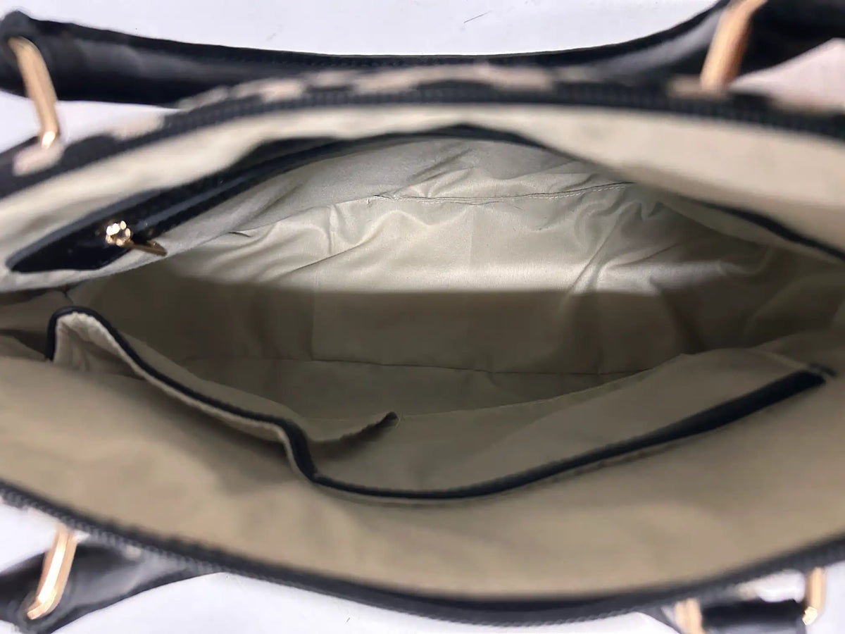 Metro Noir Handcrafted Satchel Bag