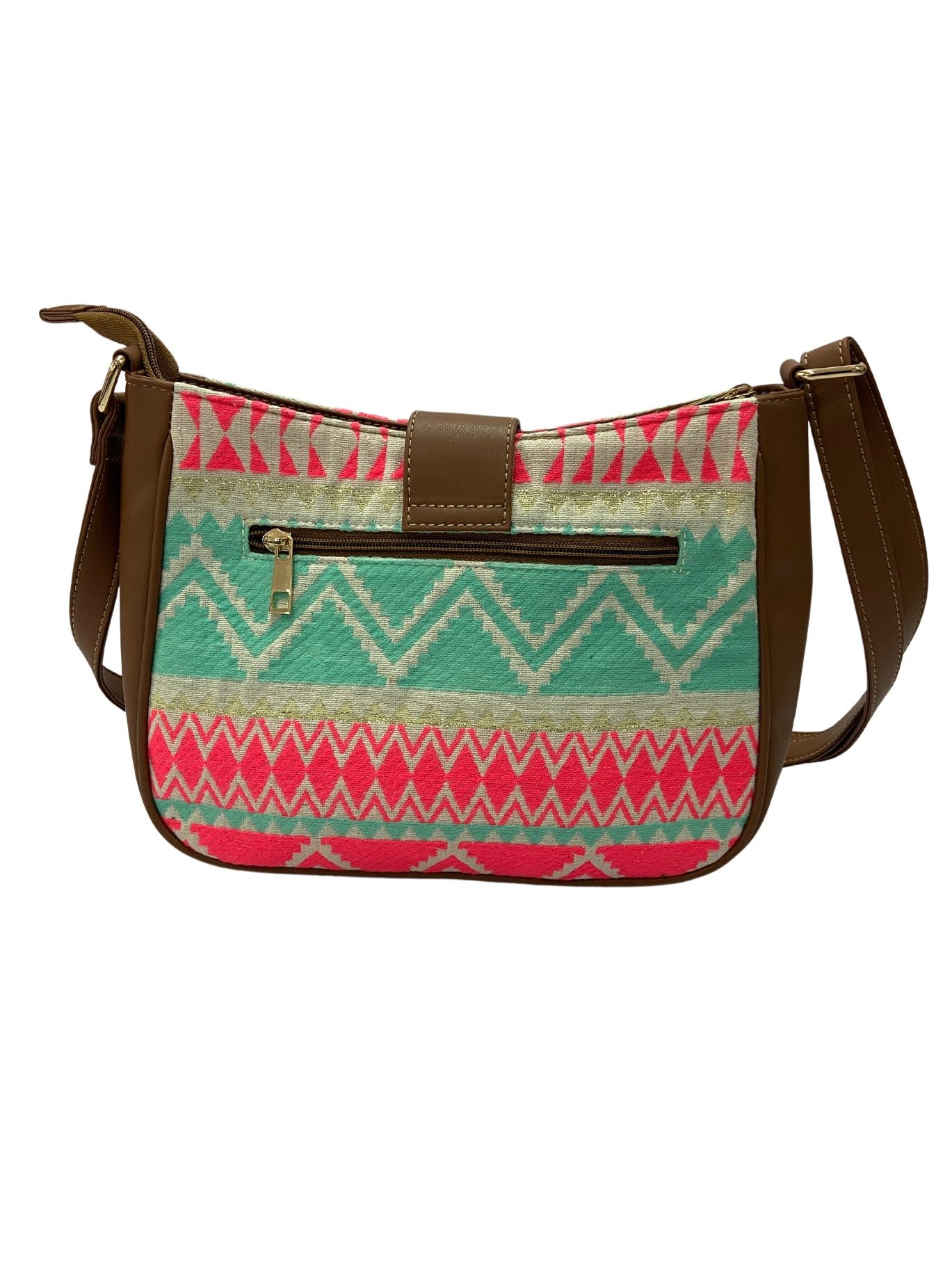 Artisan Weave Sling Bag - Mint Blush