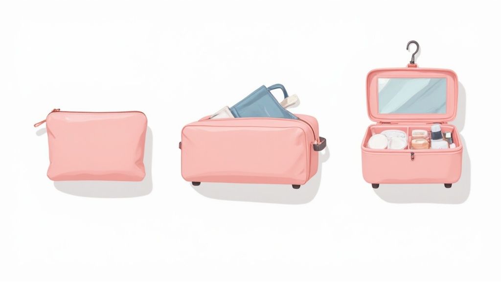 Makeup Pouches for Women: Sizes, Materials and Features