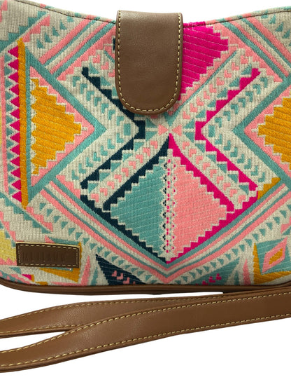 Artisan Weave Sling Bag - Pink Trivia