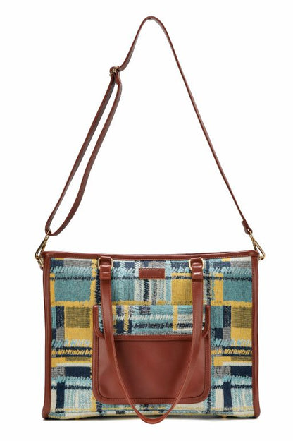 Radiance (YELLOW)- Artisan Weave Office Tote