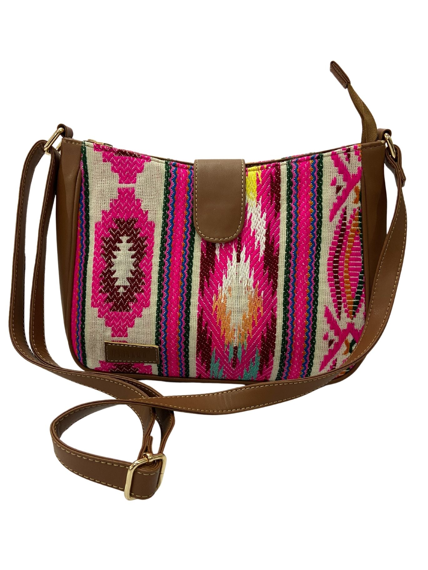 Artisan Weave Sling Bag - Spectrum Fusion
