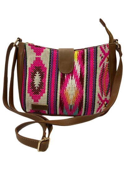 Artisan Weave Sling Bag - Spectrum Fusion