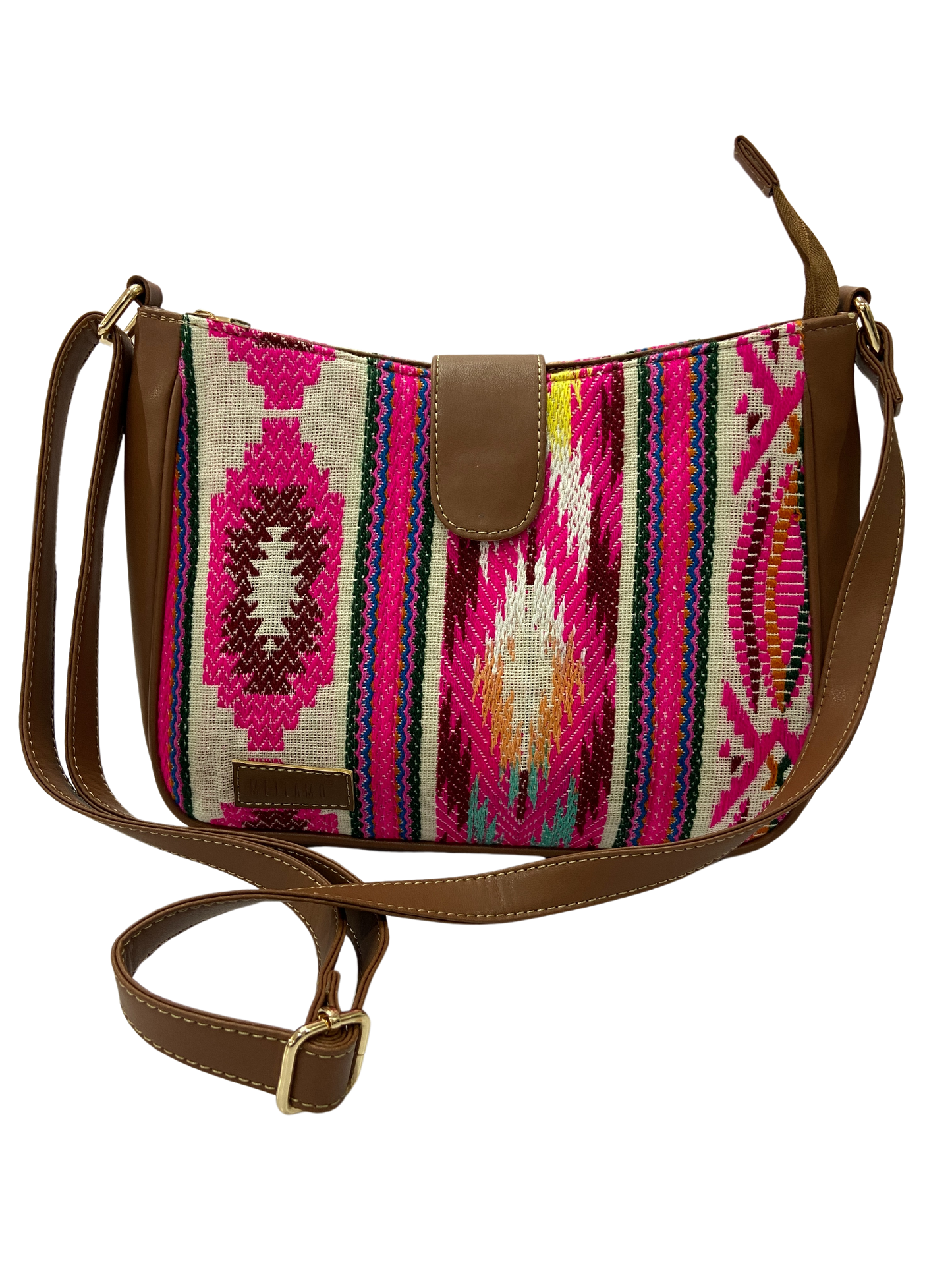 Artisan Weave Sling Bag - Spectrum Fusion
