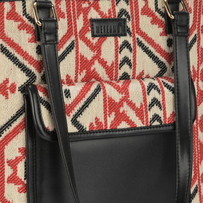 Tribal Loom Artisan Weave Office Tote