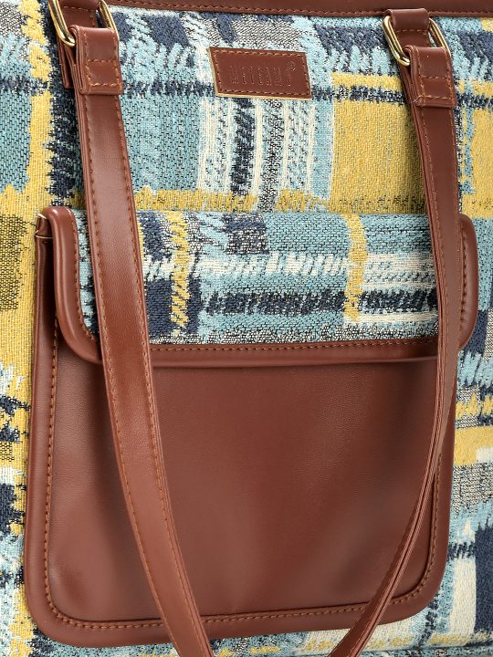 Radiance (YELLOW)- Artisan Weave Office Tote