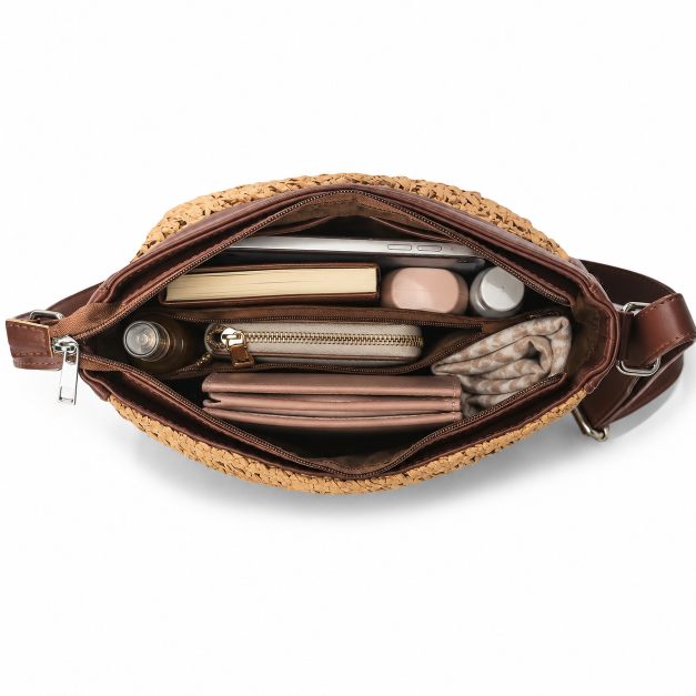 Crossbody Sling Bag - Raffia Ridge