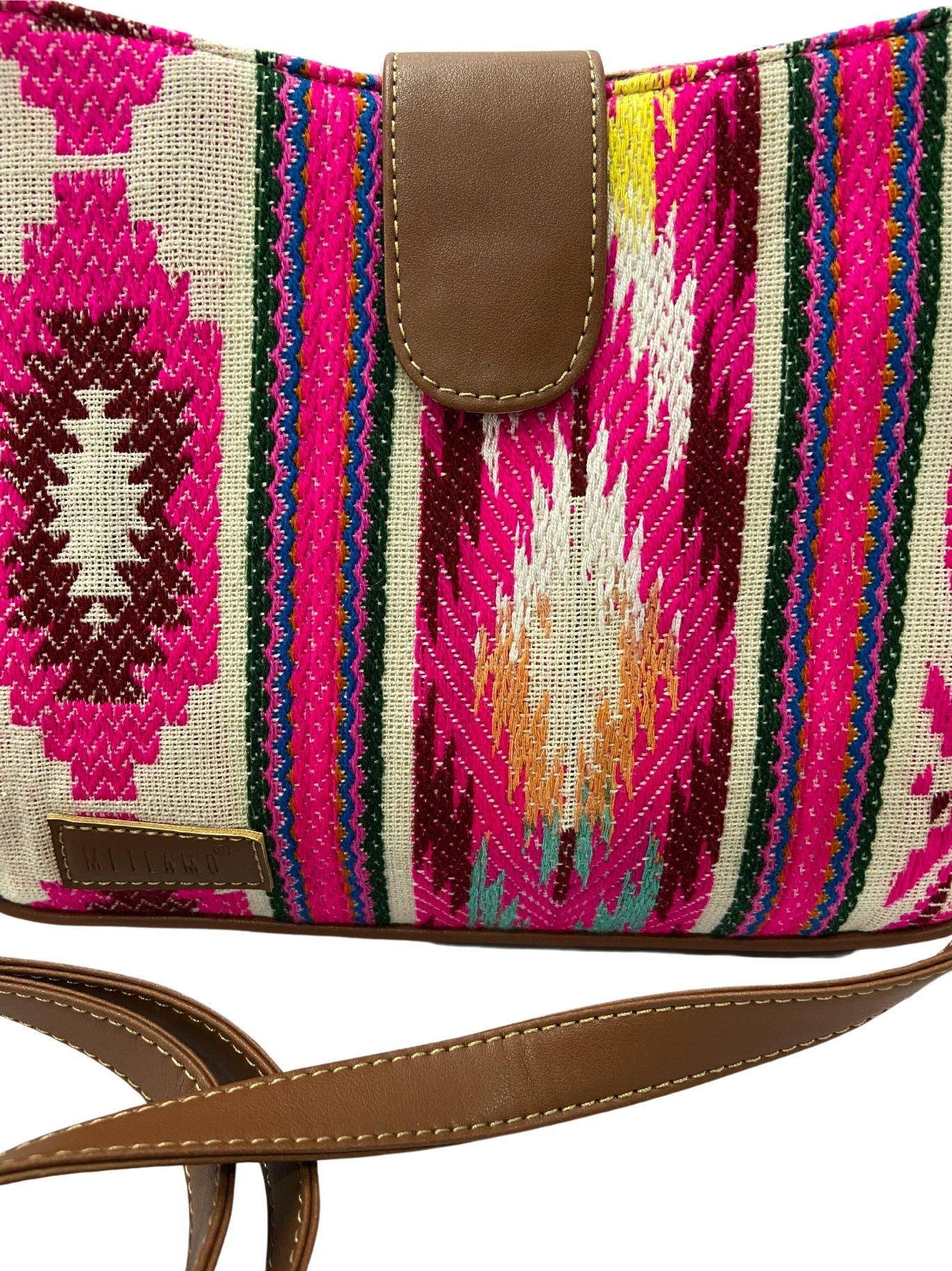 Artisan Weave Sling Bag - Spectrum Fusion