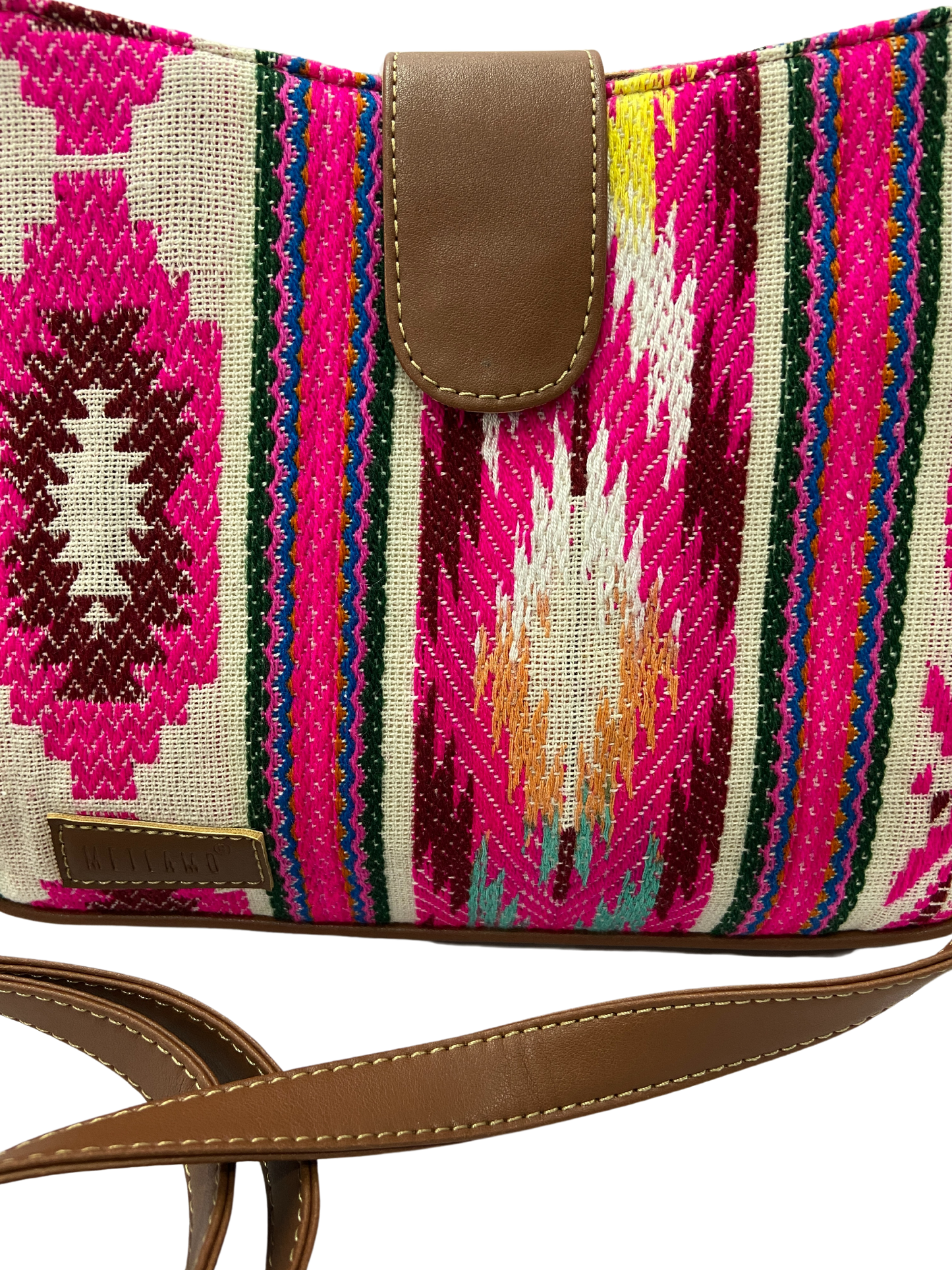 Artisan Weave Sling Bag - Spectrum Fusion