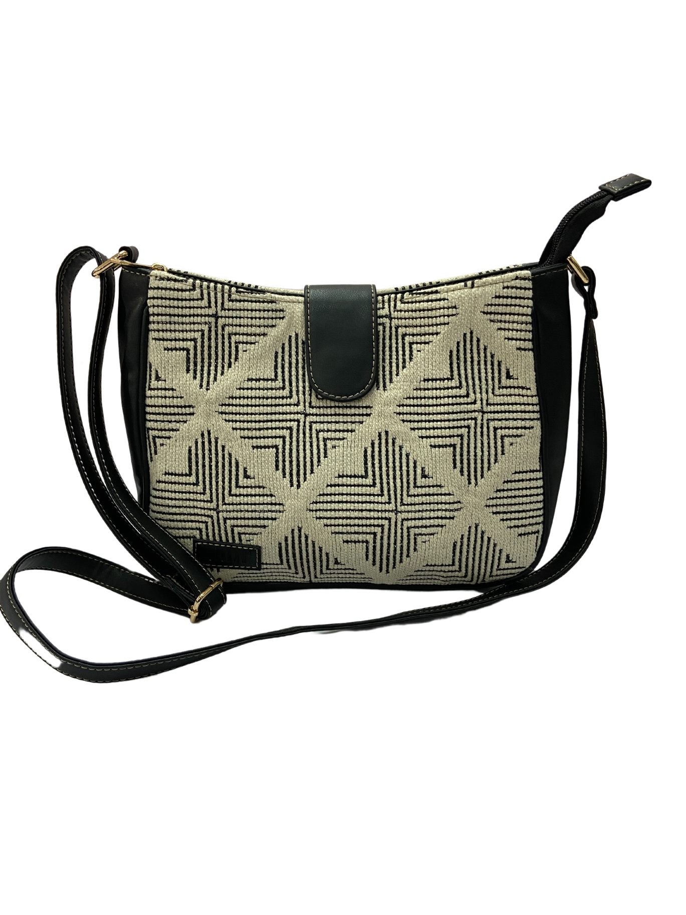Artisan Weave Sling Bag - Duo Tone