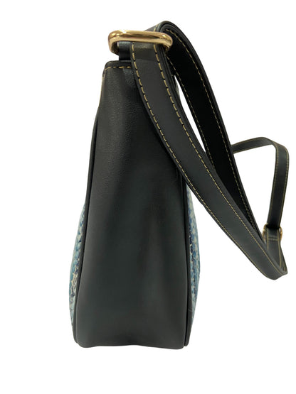 Artisan Weave Sling Bag - Blue Wave