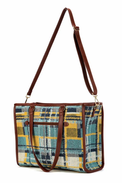 Radiance (YELLOW)- Artisan Weave Office Tote