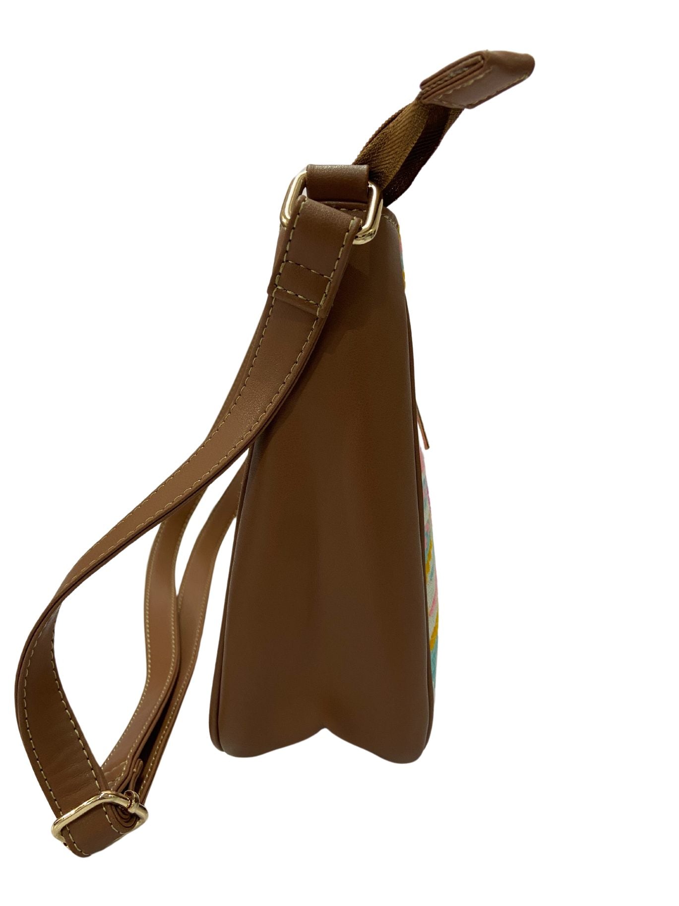 Artisan Weave Sling Bag - Spectrum Fusion