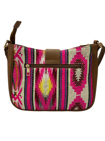 Artisan Weave Sling Bag - Spectrum Fusion