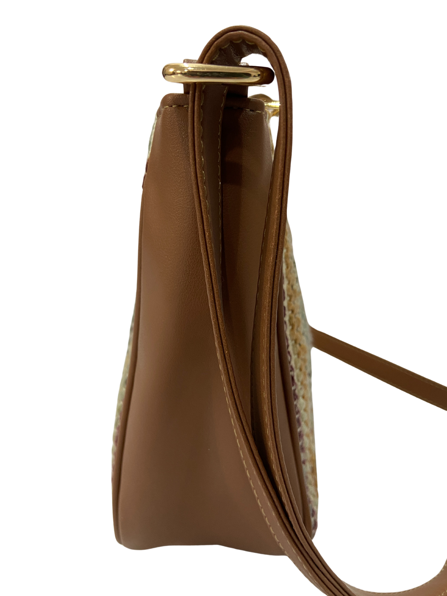 Artisan Weave Sling Bag - Sand