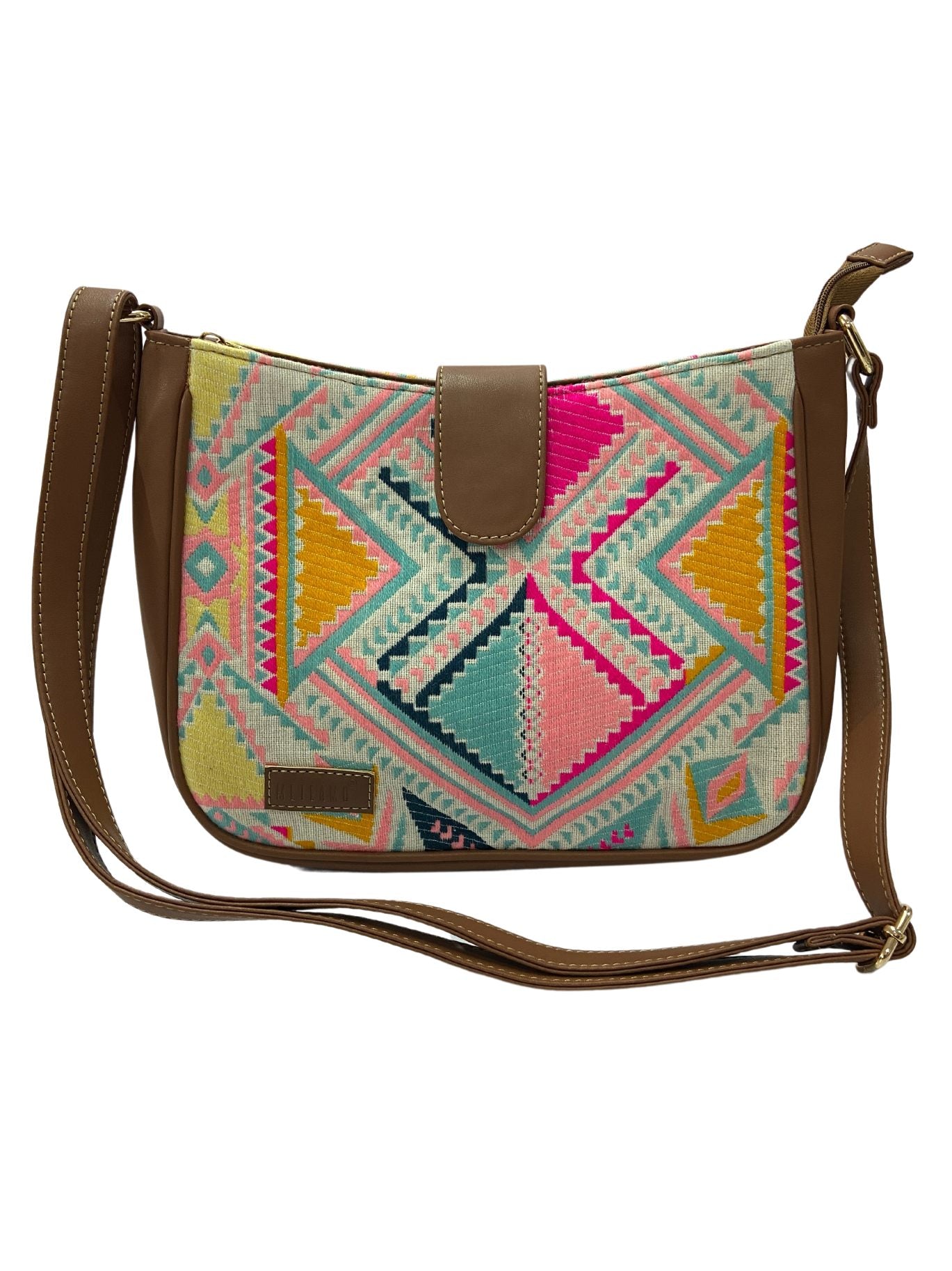 Artisan Weave Sling Bag - Pink Trivia