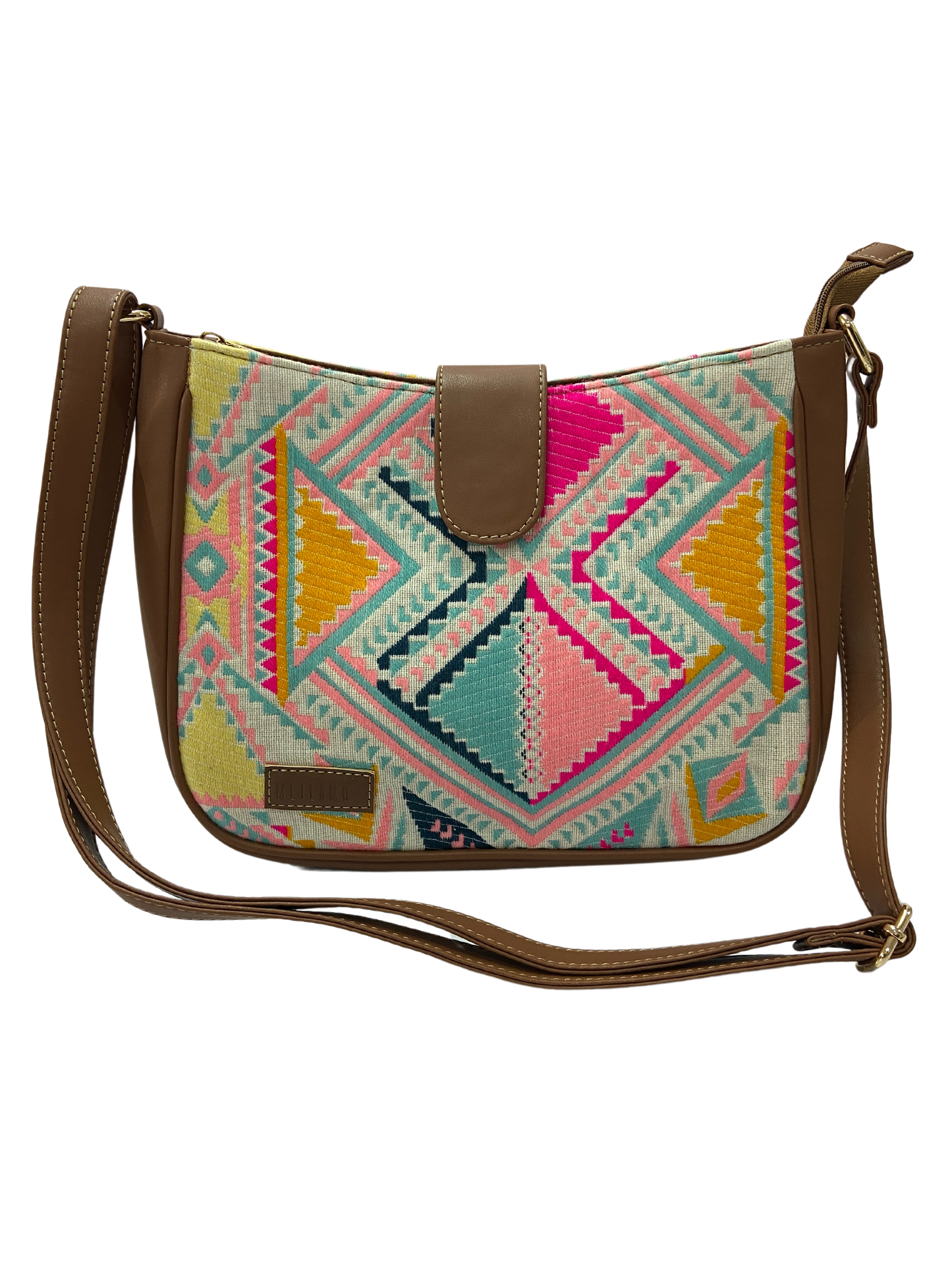 Artisan Weave Sling Bag - Pink Trivia