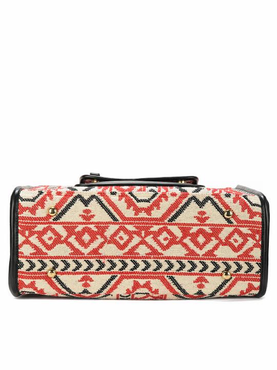 Tribal Loom Artisan Weave Office Tote