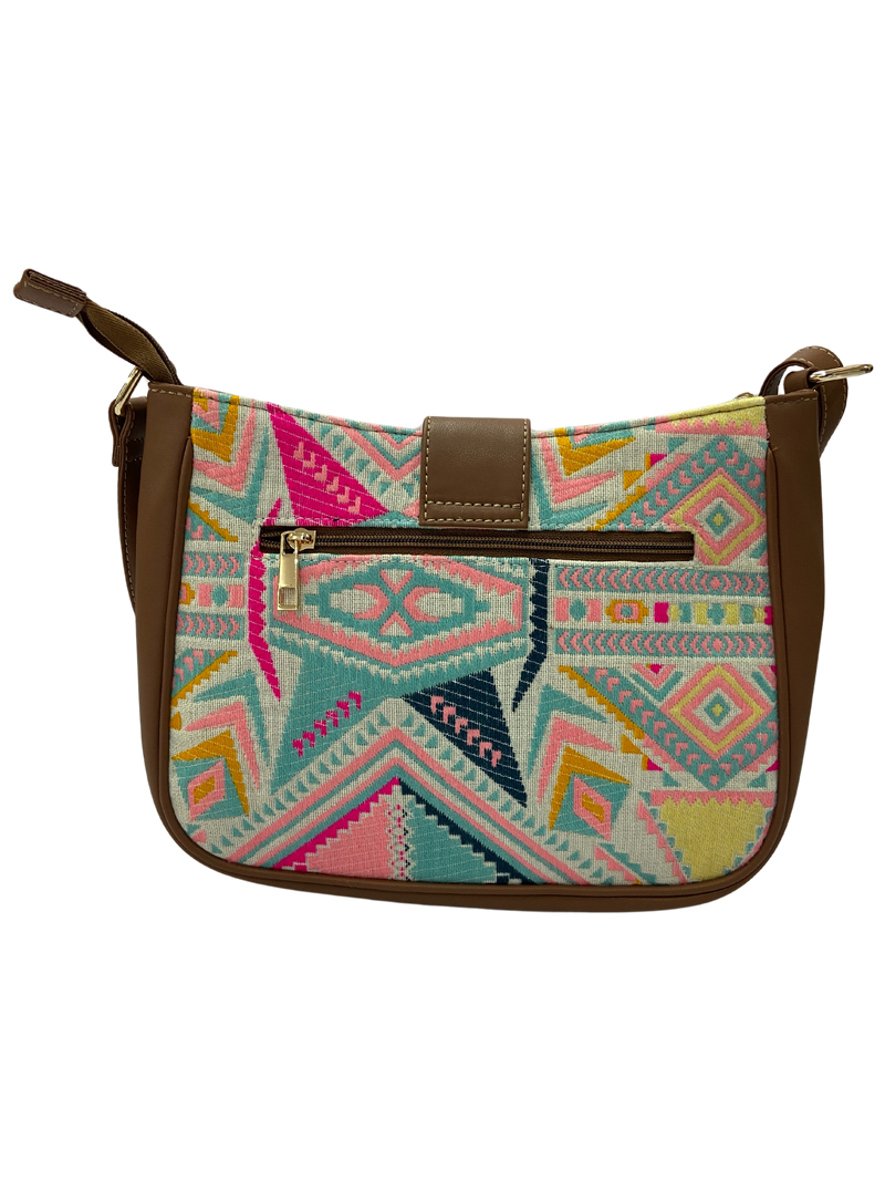 Artisan Weave Sling Bag - Pink Trivia