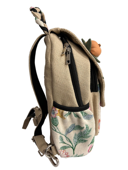 FloraWeave Travel Backpack