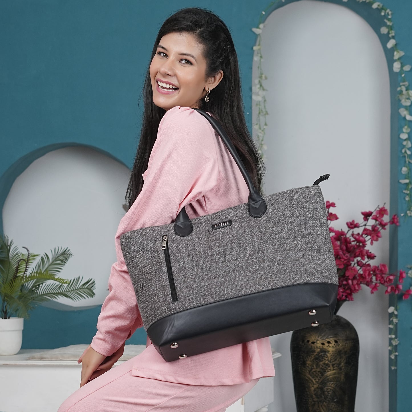 Office Tote Bag - Charcoal Shadow