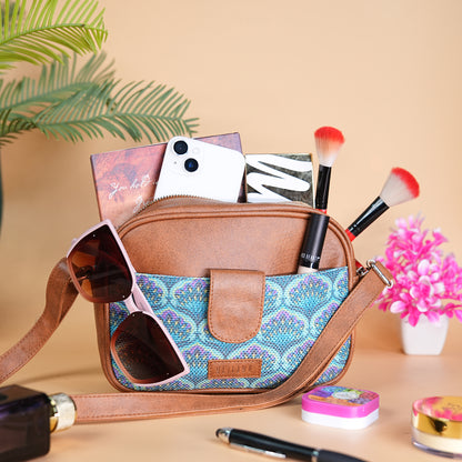 Sling Bag - Blue Lotus