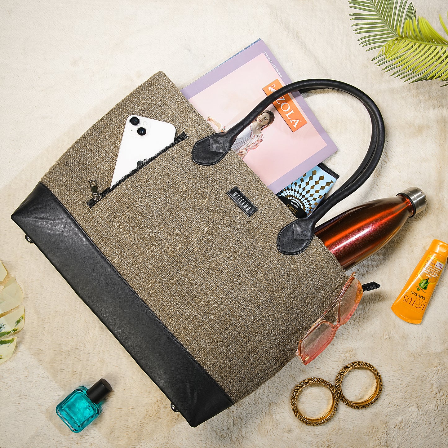 Office Tote Bag - Army Olive