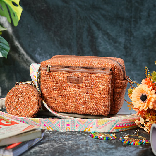Sunset Amber - Box Sling Bag