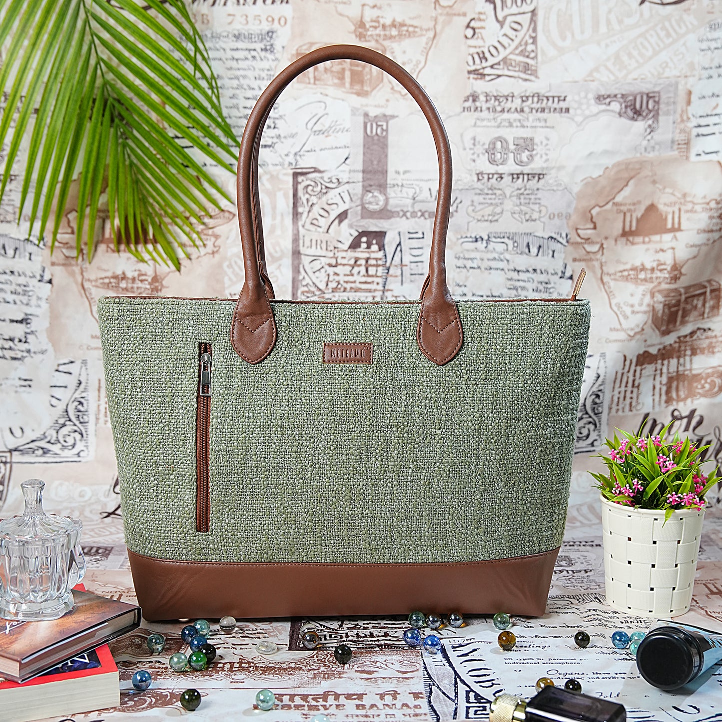 Office Tote Bag - Fresh Mint