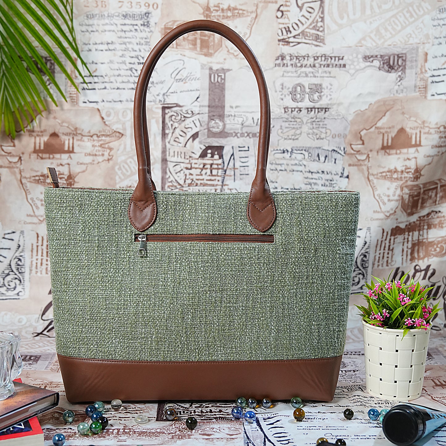 Office Tote Bag - Fresh Mint