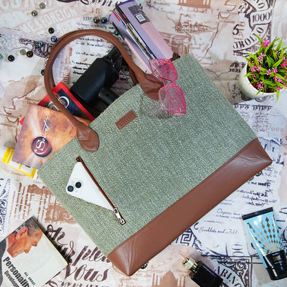Office Tote Bag - Fresh Mint