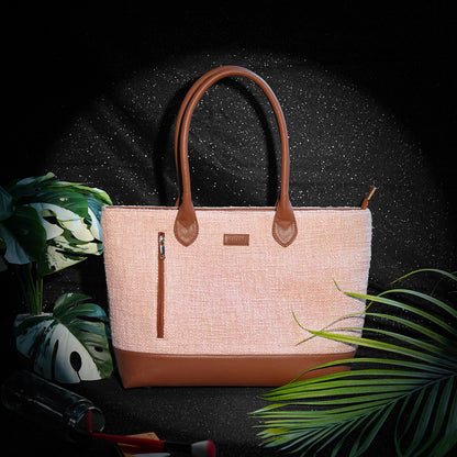 Office Tote Bag - Blush Blossom