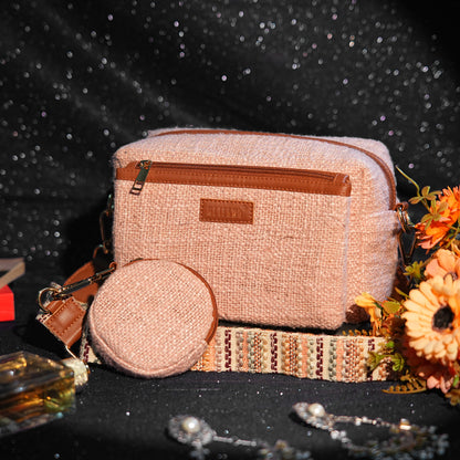 Blush Blossom - Box Sling Bag