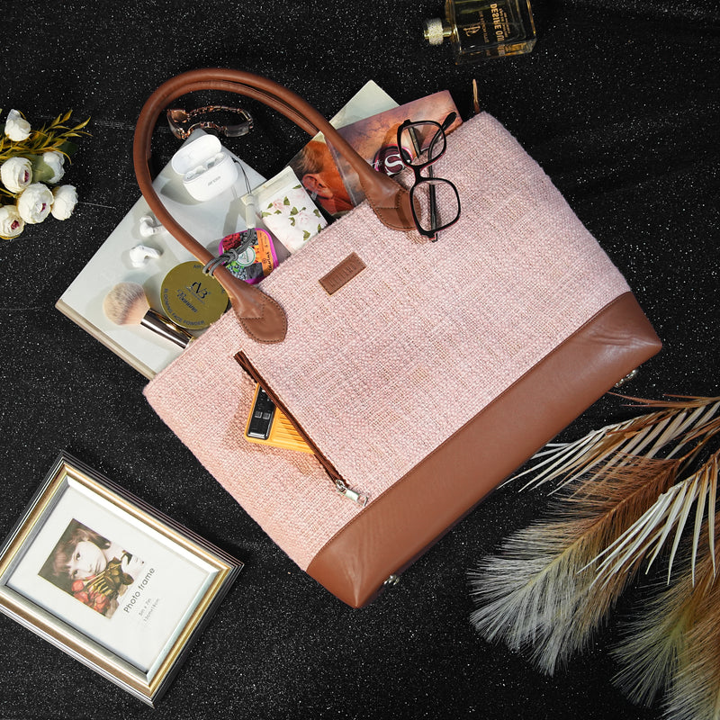 Office Tote Bag - Blush Blossom
