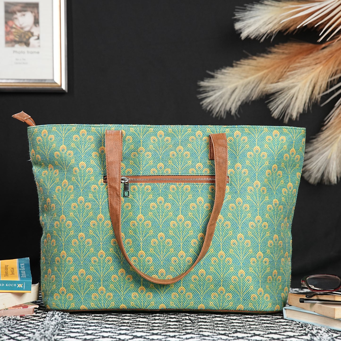 Mayur - Office Tote Bag with Mini Pouch