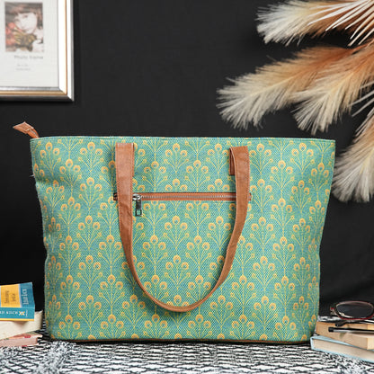 Mayur - Office Tote Bag with Mini Pouch
