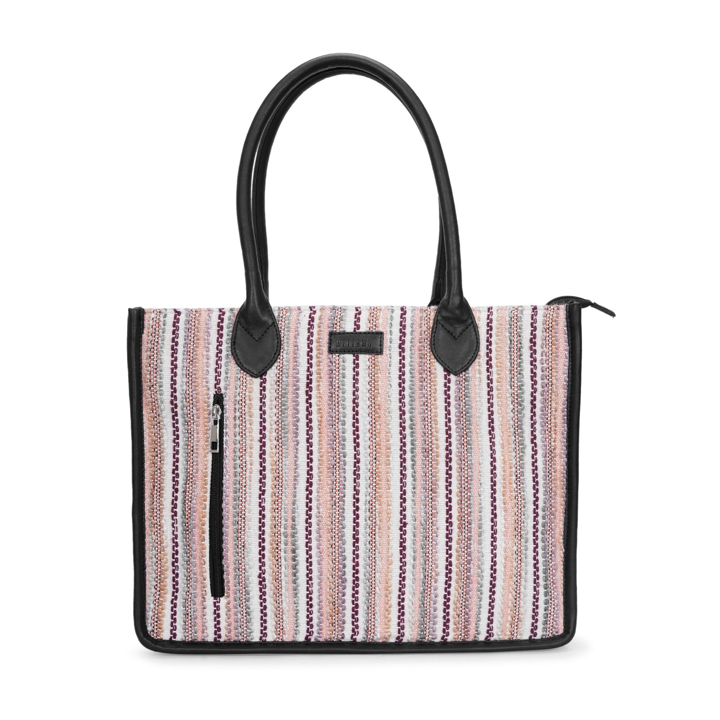 Artisan Weave Office Tote - Sand