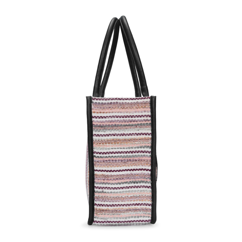 Artisan Weave Office Tote - Sand