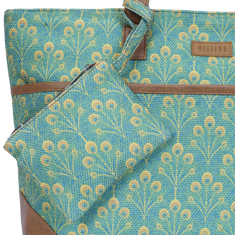 Mayur - Office Tote Bag with Mini Pouch
