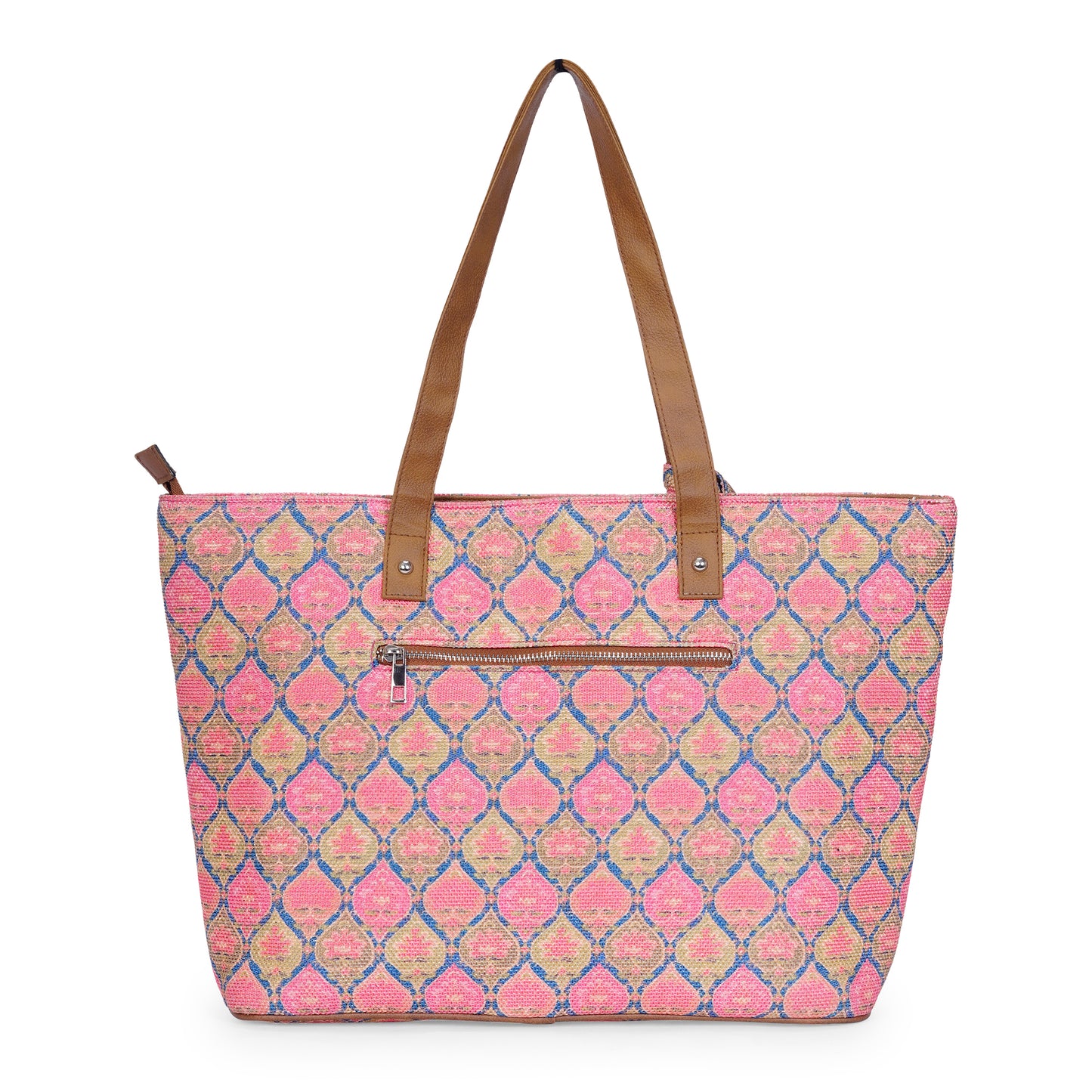 Ruhani Pink - Office Tote Bag with Mini Pouch