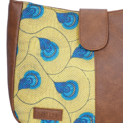 Sling Bag - Yellow Peacock