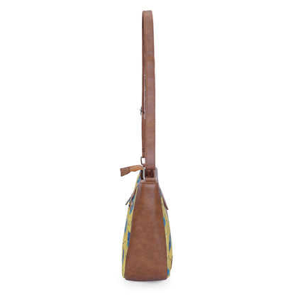 Sling Bag - Yellow Peacock