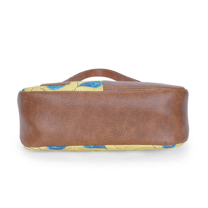 Sling Bag - Yellow Peacock