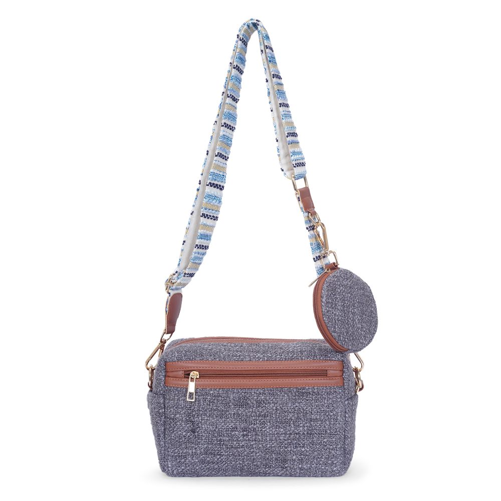 Charcoal Shadow - Box Sling Bag
