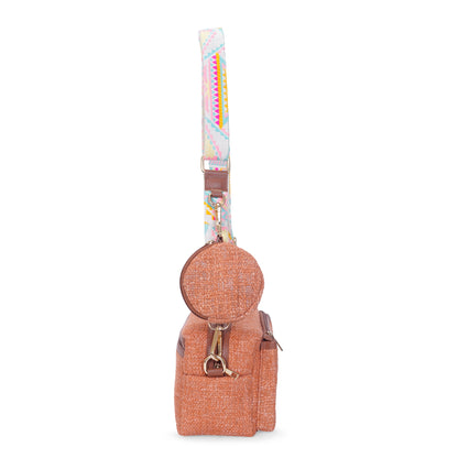 Sunset Amber - Box Sling Bag