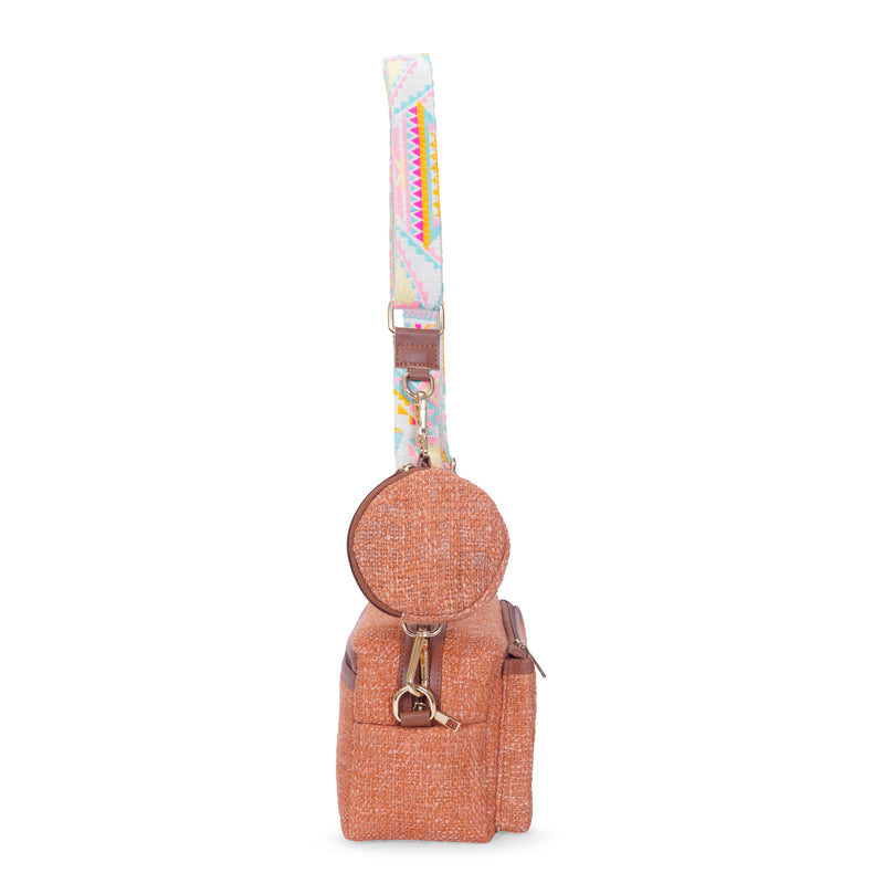 Sunset Amber - Box Sling Bag