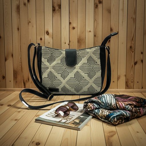 Artisan Weave Sling Bag - Duo Tone