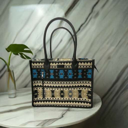 Andaz Artisan Weave Handcrafted Office Tote for Women