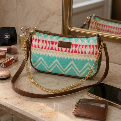 Artisan Baguette - Mint Blush - Everyday Shoulder Bag