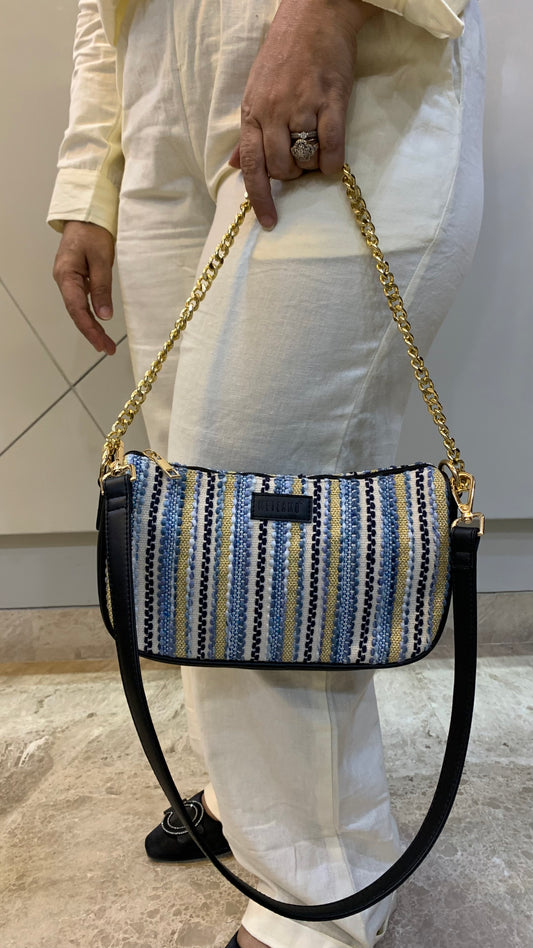 Artisan Baguette - Blue Wave - Everyday Shoulder Bag (BOGO)